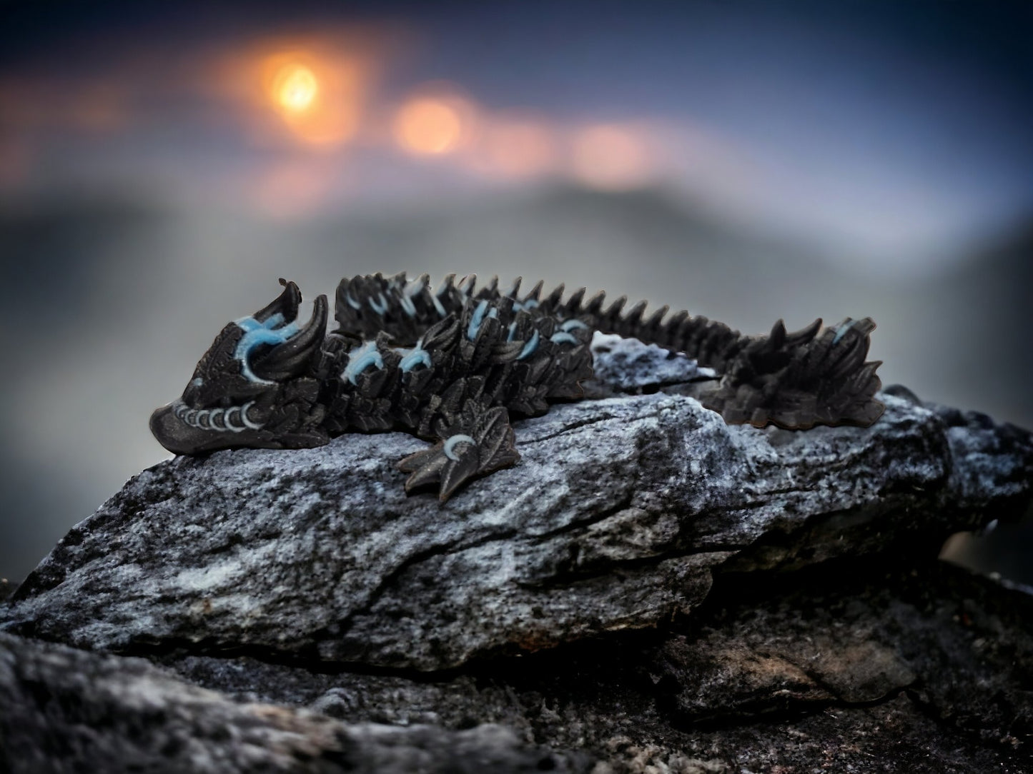 Lunar Dragon Articulated Figurine/ Mystery Egg Option/ Match to Dragon/ Gift Idea - Galaxy OutlawsLunar Dragon Articulated Figurine/ Mystery Egg Option/ Match to Dragon/ Gift IdeaArticulated DragonStarry Sky/PinkMatching Egg