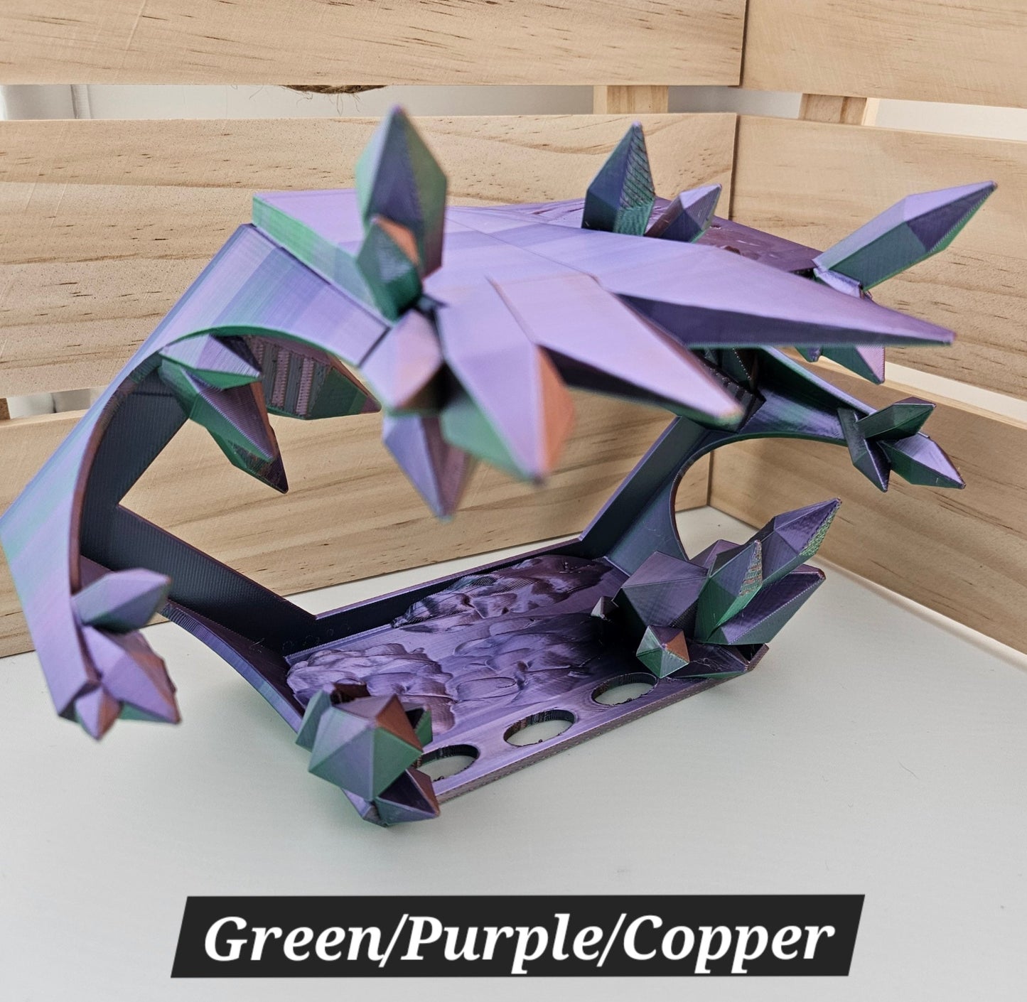 Articulating Dragon Display Stand | Crystal Cave | Custom Colors Wall Decor Organizer Room Set Gift Racks Plastic - Galaxy OutlawsArticulating Dragon Display Stand | Crystal Cave | Custom Colors Wall Decor Organizer Room Set Gift Racks PlasticDragon StandBlack