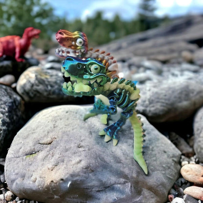 Articulating T - Rex Figurine, Dino Lovers, Custom color T - Rex Figurine - Galaxy OutlawsArticulating T - Rex Figurine, Dino Lovers, Custom color T - Rex FigurineToy AnimalRainbow/StoneYes