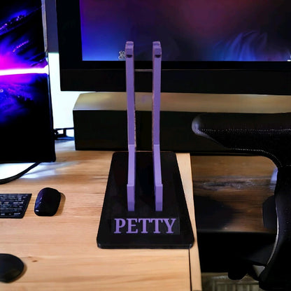Universal Xbox Controller | Universal Playstation Controller Holder | Nintendo Switch Controller Holder | Universal Headphone Holder | Custom Gamertag | Custom Colors Console Accessories Stand - Galaxy OutlawsUniversal Xbox Controller | Universal Playstation Controller Holder | Nintendo Switch Controller Holder | Universal Headphone Holder | Custom Gamertag | Custom Colors Console Accessories StandController HolderBlackPurple