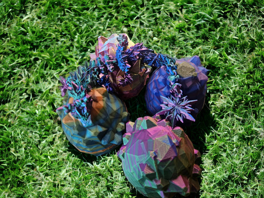 Winter Dragon figurine | Mystery Egg | 17 inches long | Custom Colors Decor Galaxy Room Decoration - Galaxy OutlawsWinter Dragon figurine | Mystery Egg | 17 inches long | Custom Colors Decor Galaxy Room DecorationArticulated DragonUnicornNo egg